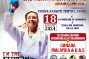 Our Branch of Cobra Karate Centre India, Organised CKC North India Karate Championship 2024